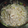 うちの・・・'s cooksnap of when they made ささみとえのきのさっぱり和え.