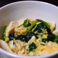 ミカボン８８８'s cooksnap of when they made はなびし草の豆腐とほうれん草の卵とじ.