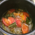 クリームコロン's cooksnap of when they made トマトと小松菜のトロトロ和風スープ.