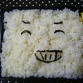 3姉妹ちゃんママ's cooksnap of when they made 超簡単！絵文字のお弁当☆.