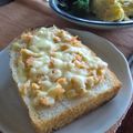 ◎らん◎'s cooksnap of when they made 鮭マヨチーズトースト.