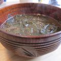 haru吉's cooksnap of when they made 食べるえごまワカメスープ.