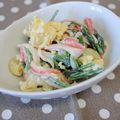 とろままちゃん's cooksnap of when they made ほうれん草と卵のカニカマサラダ.