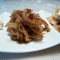 さとみにぃ～'s cooksnap of when they made うどの皮のきんぴら.