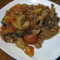 mimimeg's cooksnap of when they made 簡単なすとトマトと豚肉のオイスター炒め.