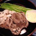 tomokoshiawase's cooksnap of when they made アスパラとイイダコのワサビマヨネーズ添え.