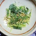 afro1004's cooksnap of when they made 水菜と油揚げのマヨポン酢サラダ.
