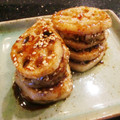 PGTips's cooksnap of when they made れんこんのはさみ焼き（甘酢だれ）.