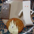 amanusa's cooksnap of when they made キャラ弁。鬼太郎with父さん.
