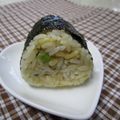 ちか♬'s cooksnap of when they made ●たぬき fuu おにぎり●.