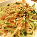 おか～さん's cooksnap of when they made おつまみに！鶏皮のキムチ和え.