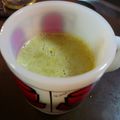 maa-chan's cooksnap of when they made さやえんどうのポタージュ.