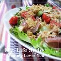 ☆noba☆'s cooksnap of when they made 新玉ねぎとトマトと生ハムのサラダ.