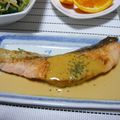 ★充ﾏﾏ★'s cooksnap of when they made 鮭のムニエル★レモンバターソース.