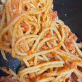 ゆい's cooksnap of when they made ☆トマトとにんにくとツナのパスタ☆.