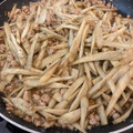 L0veSakura's cooksnap of when they made たっぷり！ささがきごぼうと豚挽肉の炒め煮.