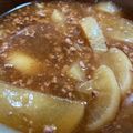 虹野kiki's cooksnap of when they made 大根と挽き肉のあんかけ.