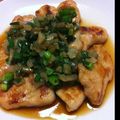 ★しまっこ☆'s cooksnap of when they made 鶏胸肉のソテー　ザーサイネギダレ.