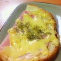のじまさん's cooksnap of when they made 朝食に簡単ハムチーズトースト.