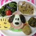 るらちゃん's cooksnap of when they made キャラ弁★ウッドストックのお弁当.