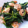 いずみるく's cooksnap of when they made ほうれん草のにんにく炒め♫♬.