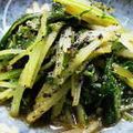 miOoh's cooksnap of when they made シャキシャキ♬水菜の胡麻和え.