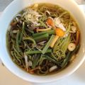 ミロ9607's cooksnap of when they made 京都宇治の名物♪山菜茶そば♪超かんたん.