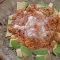 iketa's cooksnap of when they made 食べるラー油で☆タコライス.