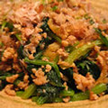 iris1002's cooksnap of when they made 千切り大根と小松菜炒め.