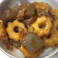 ましまろう♪'s cooksnap of when they made コンニャクとちくわぶのピリ辛肉味噌煮.