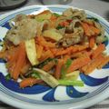 ちはる2011's cooksnap of when they made 豚肉と人参のごま味噌炒め.
