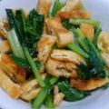 みとー's cooksnap of when they made 簡単おつまみ♪油あげと小松菜のナムル.