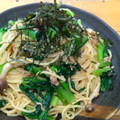 ちーまぐ's cooksnap of when they made お店と同じ～ツナと小松菜のパスタ♪.