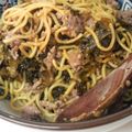 CoffeeCoco's cooksnap of when they made 高菜とひき肉のにんにく醤油焼きそば.