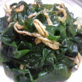 SORAKH's cooksnap of when they made ワカメとねぎのゴマ油炒め.