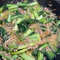 やぎえ's cooksnap of when they made 小松菜がうまーい！簡単チャプチェ？.
