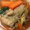 かぴーな's cooksnap of when they made こくうまスープ☆胡麻味噌鍋.
