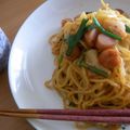 boofoochee's cooksnap of when they made **韮とベーコンのキムチ焼きそば**.