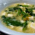 mmameco's cooksnap of when they made ✿菜の花と豆腐の三寒四温スープ✿.