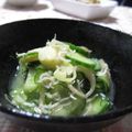 えみんちゅ＊'s cooksnap of when they made ミョウガ、きゅうり、じゃこの酢味噌あえ.