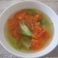 みみもぐら's cooksnap of when they made レタスとトマトの中華スープ♪.