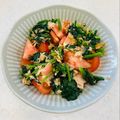 orange_peko's cooksnap of when they made ほうれん草とトマトのツナドレッシング.