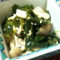 ミルク１８'s cooksnap of when they made 超特急！わかめとシメジの酢の物.