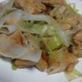 水戸りえ's cooksnap of when they made 鶏肉とねぎの香味炒め.