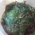 mari-katsu's cooksnap of when they made 大葉のキムチ.