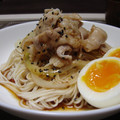 あかちーやん's cooksnap of when they made ＊豚しゃぶとネギだく＊　油そば風そうめん.