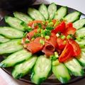 みゅう☆～ず♪'s cooksnap of when they made スモークサーモンとキュウリのサラダ.