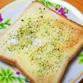 67ice's cooksnap of when they made あまじょっぱトースト.