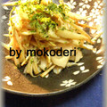 もこデリ's cooksnap of when they made うどの皮と蓮根のナンプラーきんぴら.