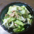 ・秋桜・'s cooksnap of when they made ツナとレタスと胡瓜とワカメのぽん酢和え.